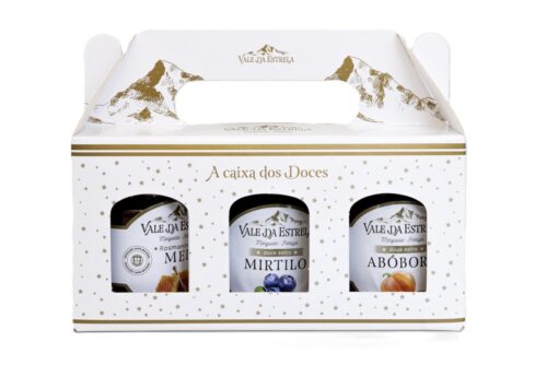 A caixa de doces Vale da Estrela (Abóbora, Mirtilo e Mel de Rosmaninho)