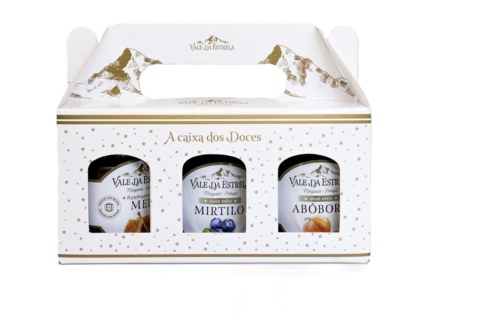 A caixa de doces Vale da Estrela (Abóbora, Mirtilo e Mel de Rosmaninho)